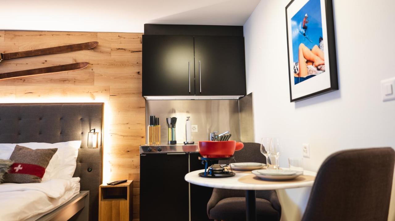 Wunderstay Alpine 403 Centric Studio Balcony/View ดาวอส ภายนอก รูปภาพ